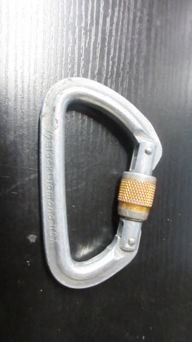 Used Black Diamond Screwgate Carabiner