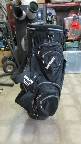 Used Burton Golf Stand Bag w/ Carry Strap - torn rain cover, missing zipper