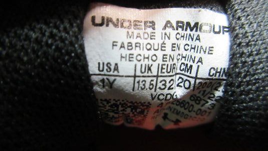 Used Under Armour Leadoff Baseball Cleats - Size Youth 1