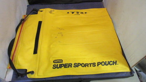 Used Sima Super Sports Pouch - holds air - has spots