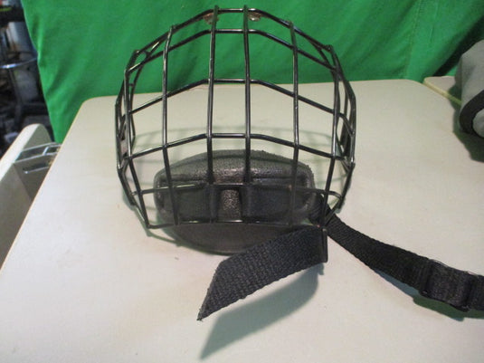 Used Hockey Black Helmet Mask - 2012