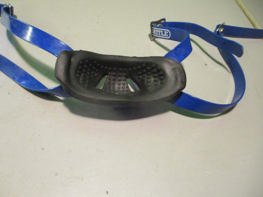 Used Battle Blue football chin guard
