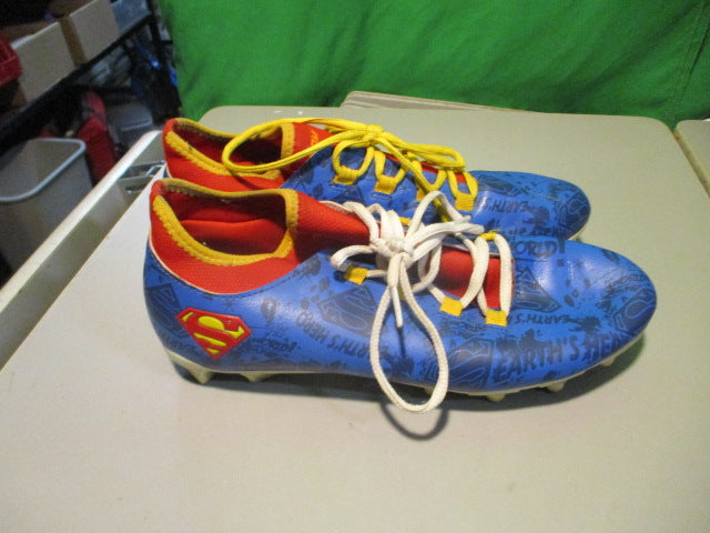 Load image into Gallery viewer, Used Phenom Elite Superman Size 8.5 Football Cleats
