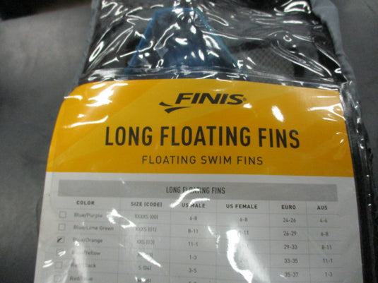 Used Fins Long Floating Size XXS Swim Fins