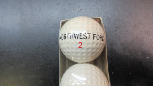 Vintage Northwest Ford , Dave Bain Golf Balls Set Of 3