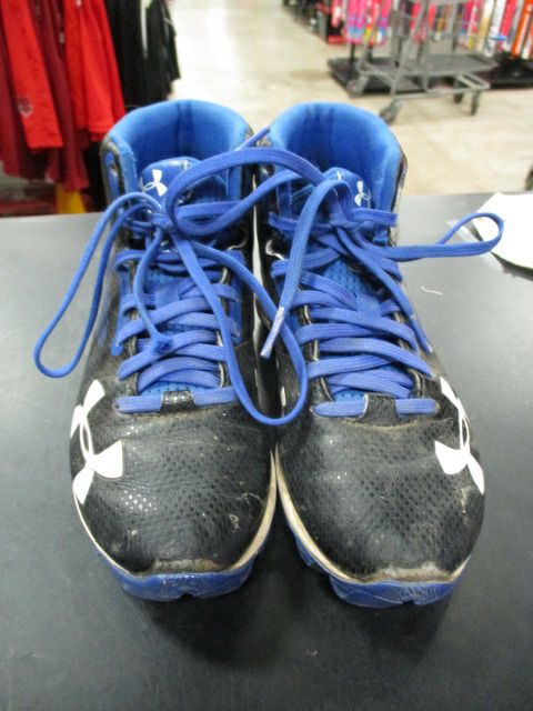 Used Under Armour Hammer Youth Mid Rim Football Cleats Size 1.5Y