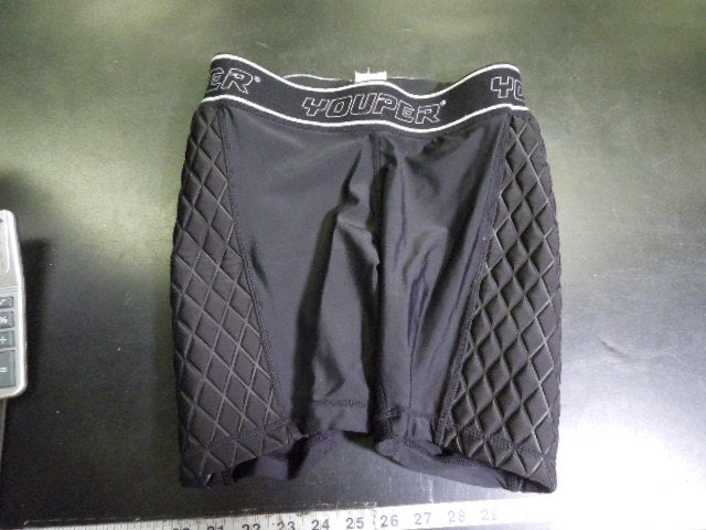Load image into Gallery viewer, Used Youper Padded Hip Sliding Shorts Size Youth Large
