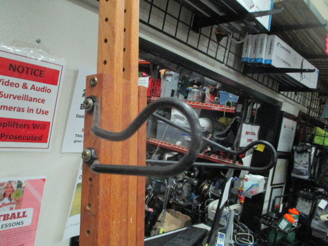 Load image into Gallery viewer, Used Wood 2 Bicycle Bike Storage Stand
