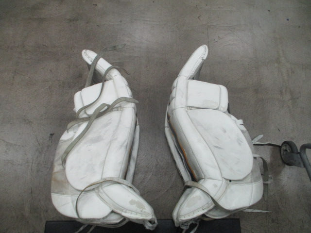 Load image into Gallery viewer, Used CCM Extreme Flex II Hockey Goalie Leg Pads Size 35&quot; + 2&quot; - Has Wear

