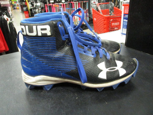 Used Under Armour Hammer Youth Mid Rim Football Cleats Size 1.5Y