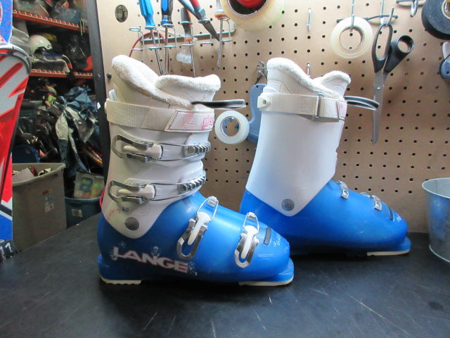 Load image into Gallery viewer, Used Lange Starlette 60 Kids Ski Boots - Size 26.5
