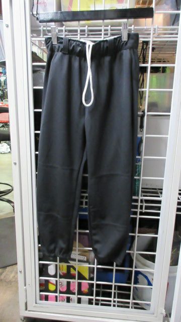 Load image into Gallery viewer, Used Champro Elastic Bottom Baseball Black Pants Size Youth Large
