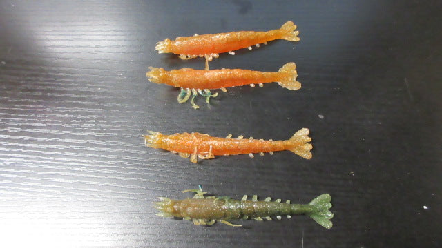Load image into Gallery viewer, Used Shrimp Baits - 4 Shrimp
