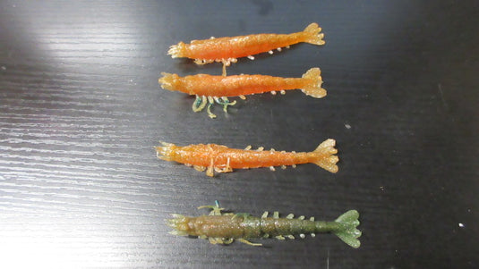 Used Shrimp Baits - 4 Shrimp