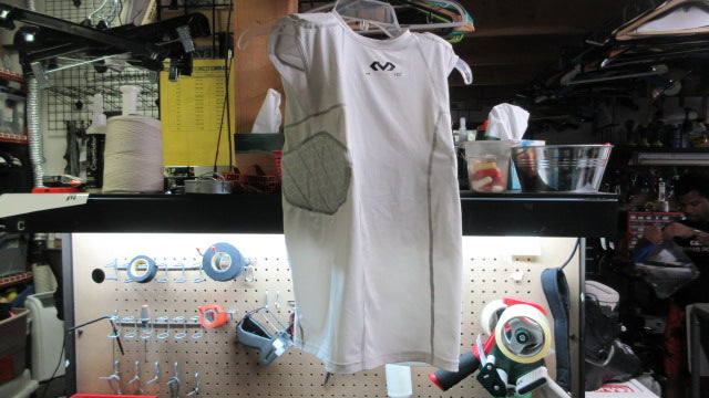 Load image into Gallery viewer, Used Mcdavid Padded Compression Shirt - White
