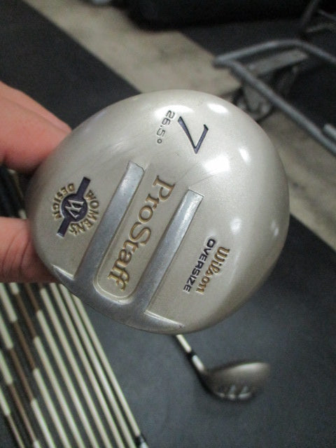 Load image into Gallery viewer, Used Wilson Pro Staff Oversized Iron Set 4-PW, Sand, 3,5,7,1 Wood- RH
