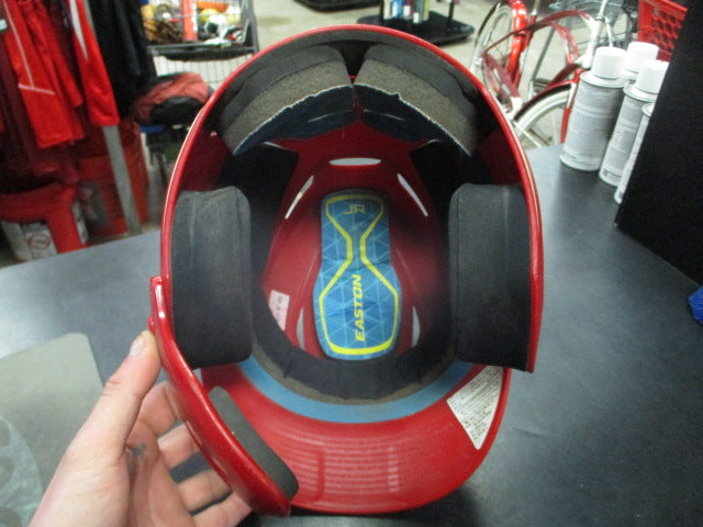 Load image into Gallery viewer, Used Easton Junior Elite X Batting Helmet With Jaw Guard Left Side
