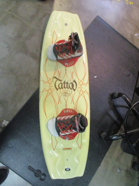 Used Tattoo 136cm WAKEBOARD With Bindings