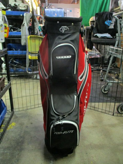 Used Top Flite Cart Bag in Red