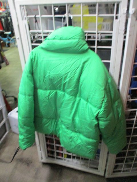 Load image into Gallery viewer, Used Topshop Green Puffer Jacket Size 10
