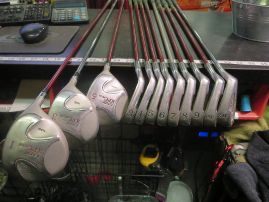 Used Lynx Lady XPC Plus Right Hand 12pc Ladies Golf Club Set 3-9i,pw,sw,3h,5h,D