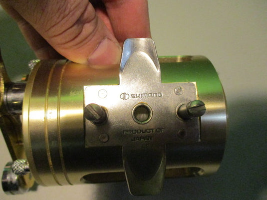 Used Shimano Designed For Professionals Triton mark II Gold FISHING REEL
