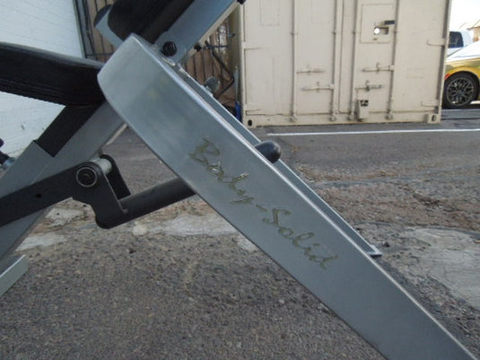 Used Body-Solid Plate Loaded Semi-Recumbent Ab Bench
