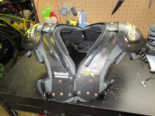 Used Riddell Surge Football Shoulder Pads W/ Back Plate - Size XL
