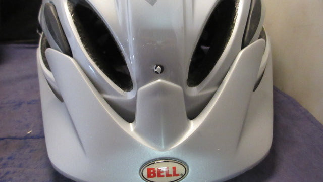 Load image into Gallery viewer, Used Bell Piston Bicycle Helmet - visor wear
