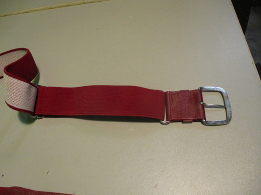 Used All Star Burgundy Adult Baseball Belt