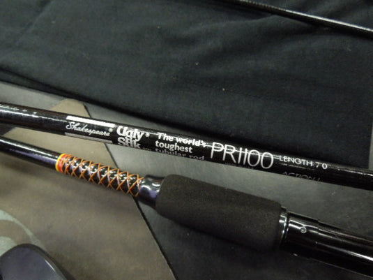 Used Shakespeare Ugly Stik PR1100 4pc Breakdown With Soft Sleeve and Hard Case
