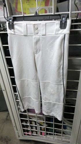Used Under Armour White Open Bottom Pants Youth Size XS