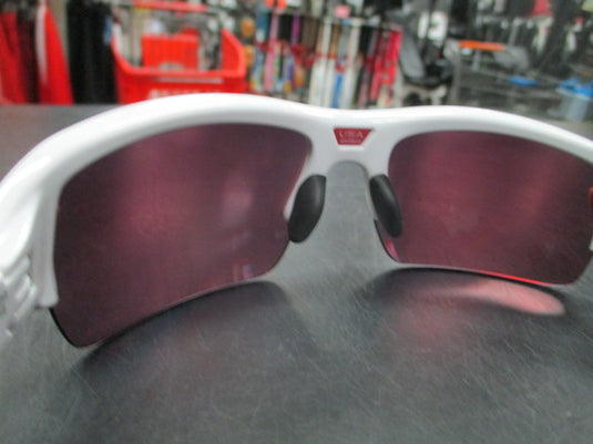 Used Oakley Flak 2.0 White/Black Sunglasses