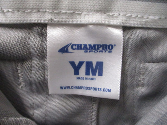 Used Champro Open Bottom Adjustable Navy Piped Pants Youth Size Medium