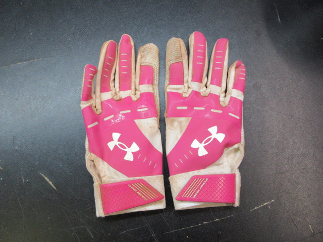 Load image into Gallery viewer, Used Under Armour Batting Gloves - Size Youth Small

