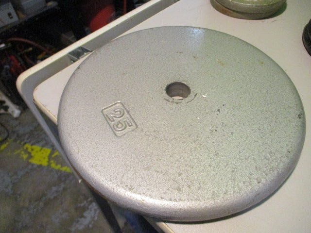 Load image into Gallery viewer, Used Standard 25LB Cast Iron Weight Plate
