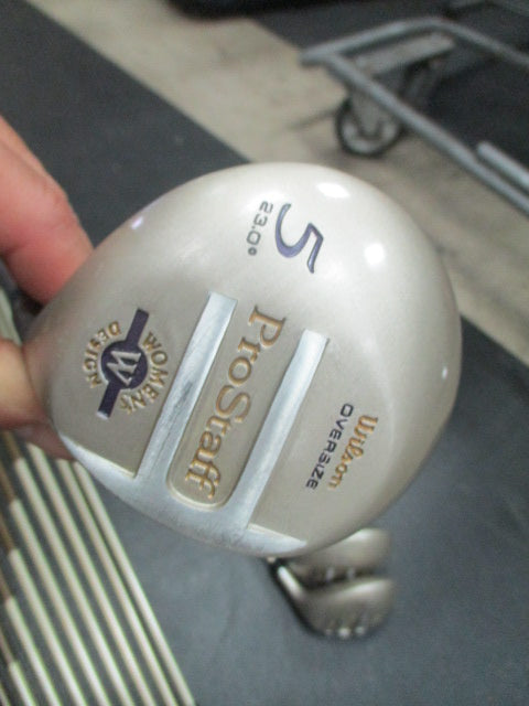Used Wilson Pro Staff Oversized Iron Set 4-PW, Sand, 3,5,7,1 Wood- RH