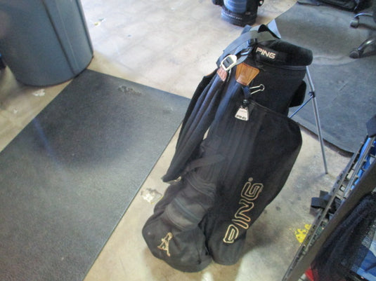 Used Ping Karsten Golf Stand Bag W/ Strap