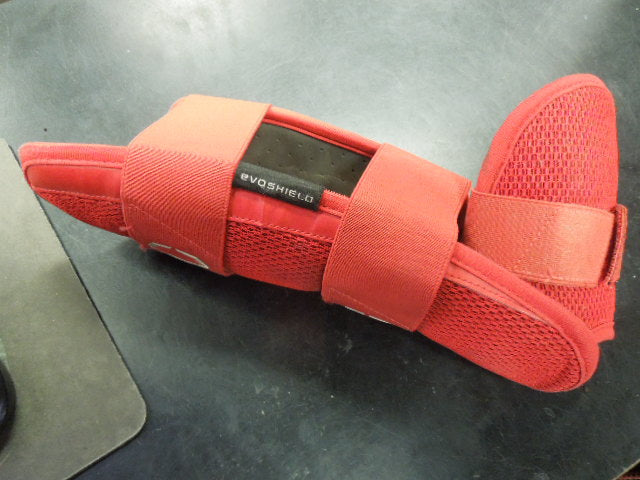 Load image into Gallery viewer, Used Evoshield Right Leg Ankle Guard with Toe Attachment in Red
