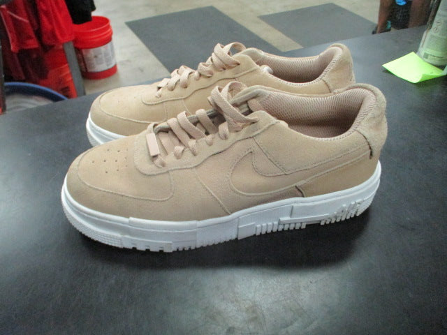 Load image into Gallery viewer, Used Nike Air Force 1 Pixel Particle Shoes Womens Size 10 Sand Brown
