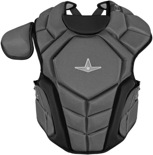 New All-Star Top Star Series Baseball Catcher's Set Ages 12-16 - Grey