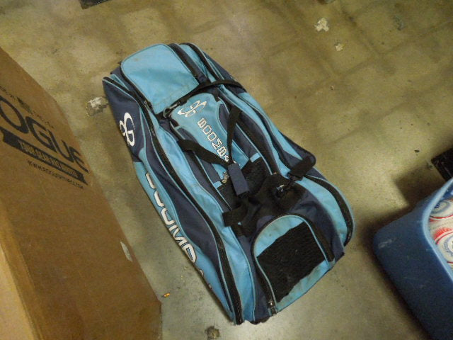 Load image into Gallery viewer, Heavy Use Boombah Rolling Equipment and Bat Bag in Blue
