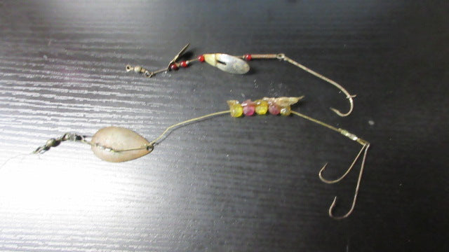 Load image into Gallery viewer, Used Spinner Leader Fishing Lures - 4 Piece
