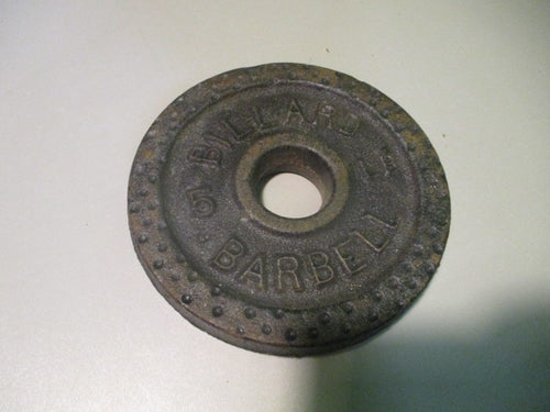 Used Billard 5LB Standard Weight Plate