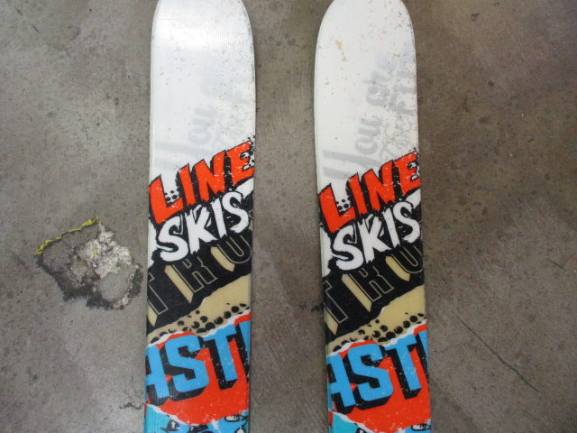 Load image into Gallery viewer, Used 2012 Line Super Hero Skis 123cm Downhill Skis
