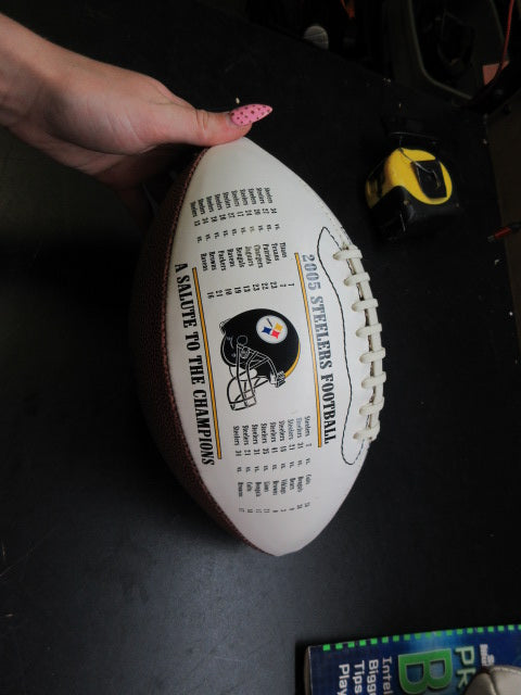 Used Steelers Super Bowl XL Football
