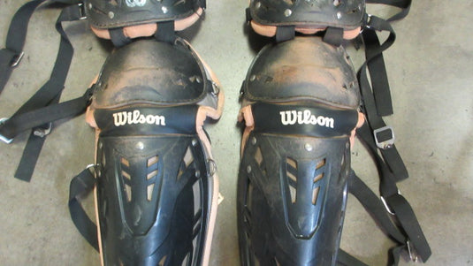 Used Wilson C1K Shin Guards Size Adult