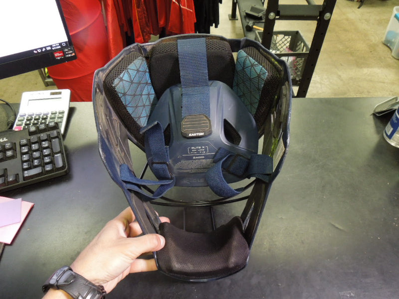 Load image into Gallery viewer, Used Easton Elite X Catchers Helmet Size Large 7 1/8 - 7 1/2
