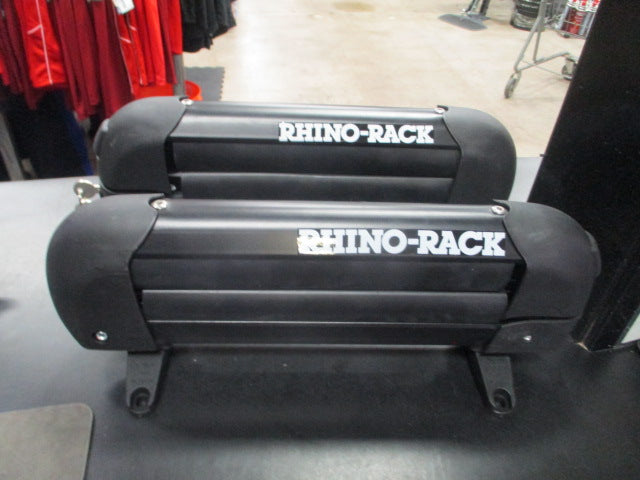 Load image into Gallery viewer, Used Rhino Rack For 3 Skis Or 2 Snowboard Missing Clamp Kit
