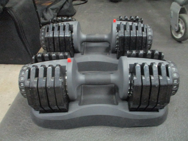 Load image into Gallery viewer, Used Ethos 50lb Adjustable Dumbbell Set - Pair

